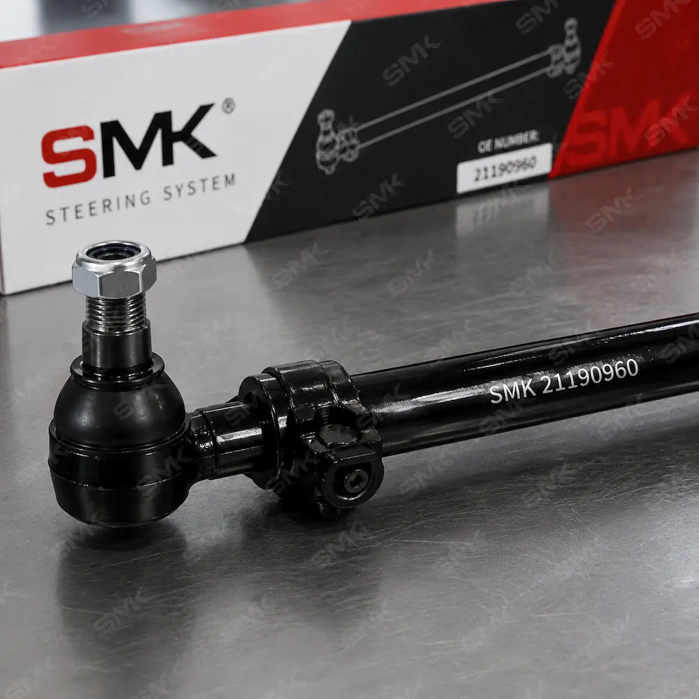 SMK truck drag link ball joint end with branded packaging