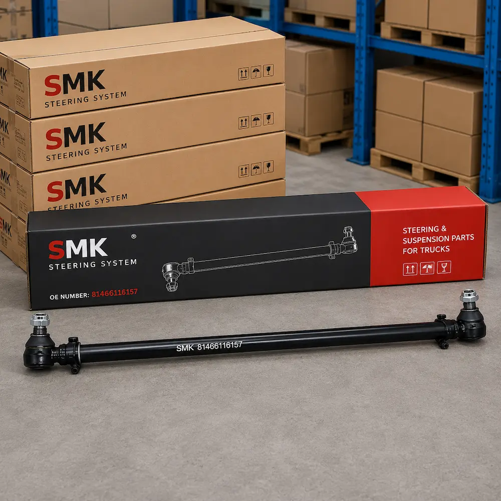 SMK OE 81466116157 drag link assembly with export packaging