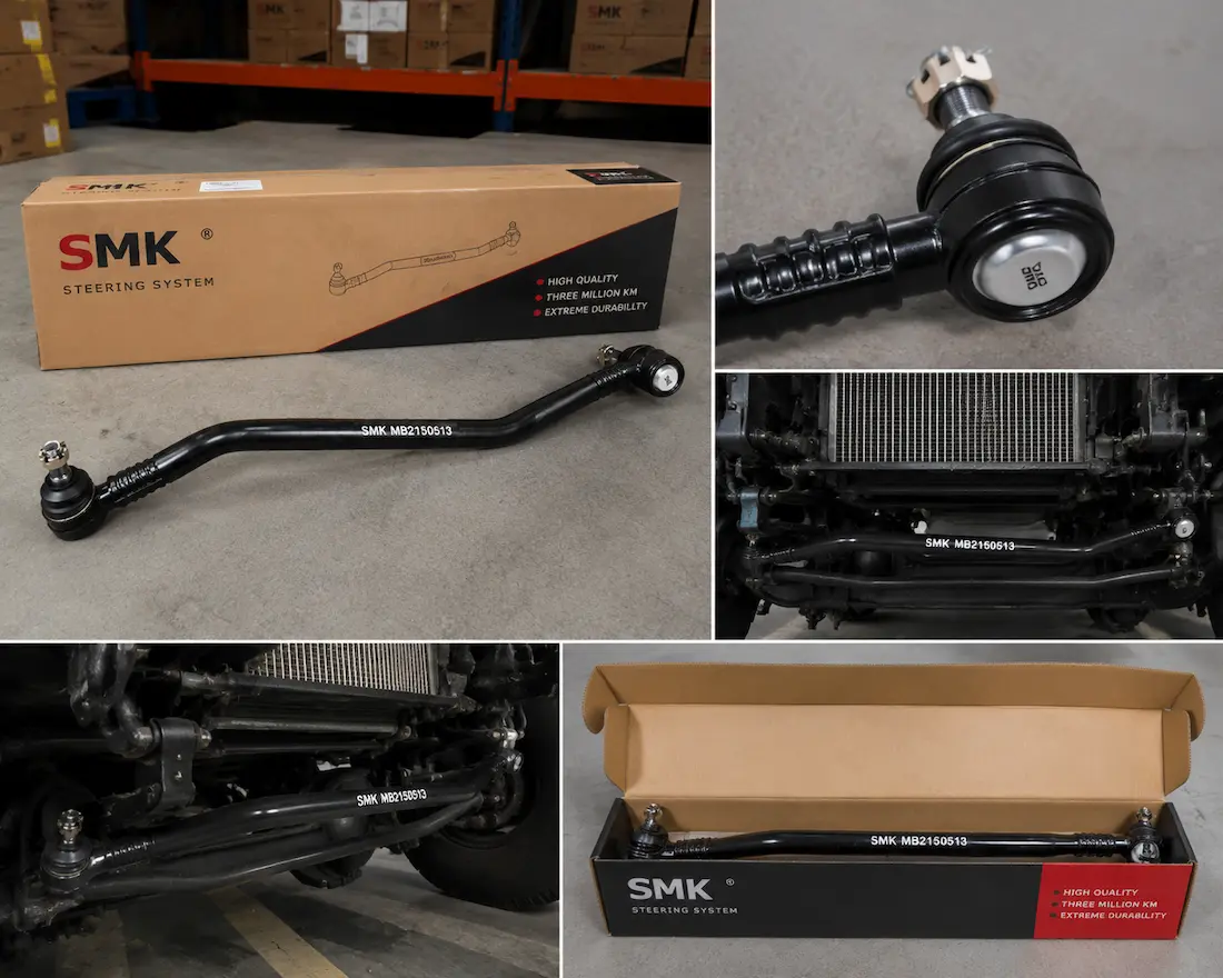 SMK MB2150513 steering tie rod assembly product details installation and packaging