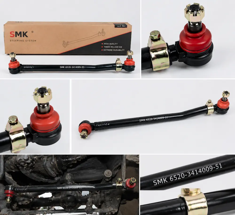 SMK 6520-3414009-51 steering tie rod assembly product details installation and packaging