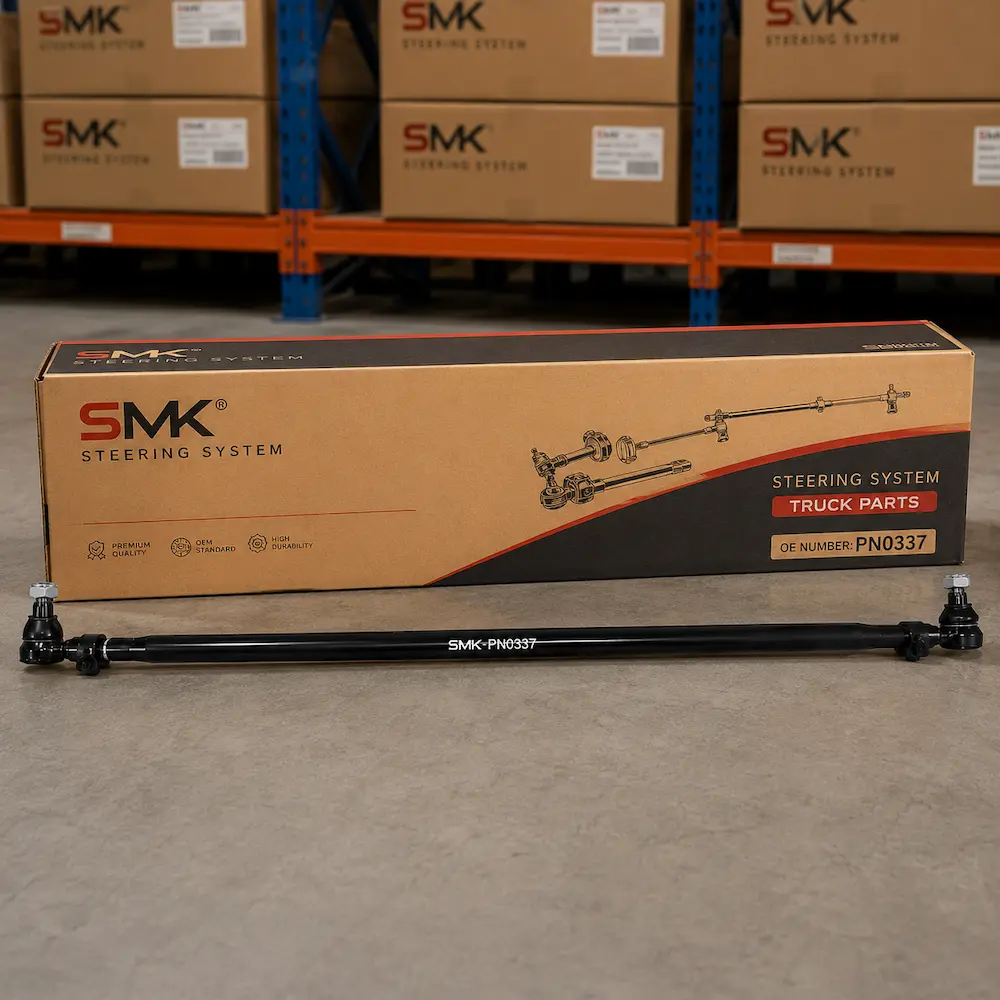 SMK PN0337 drag link assembly with truck steering system packaging