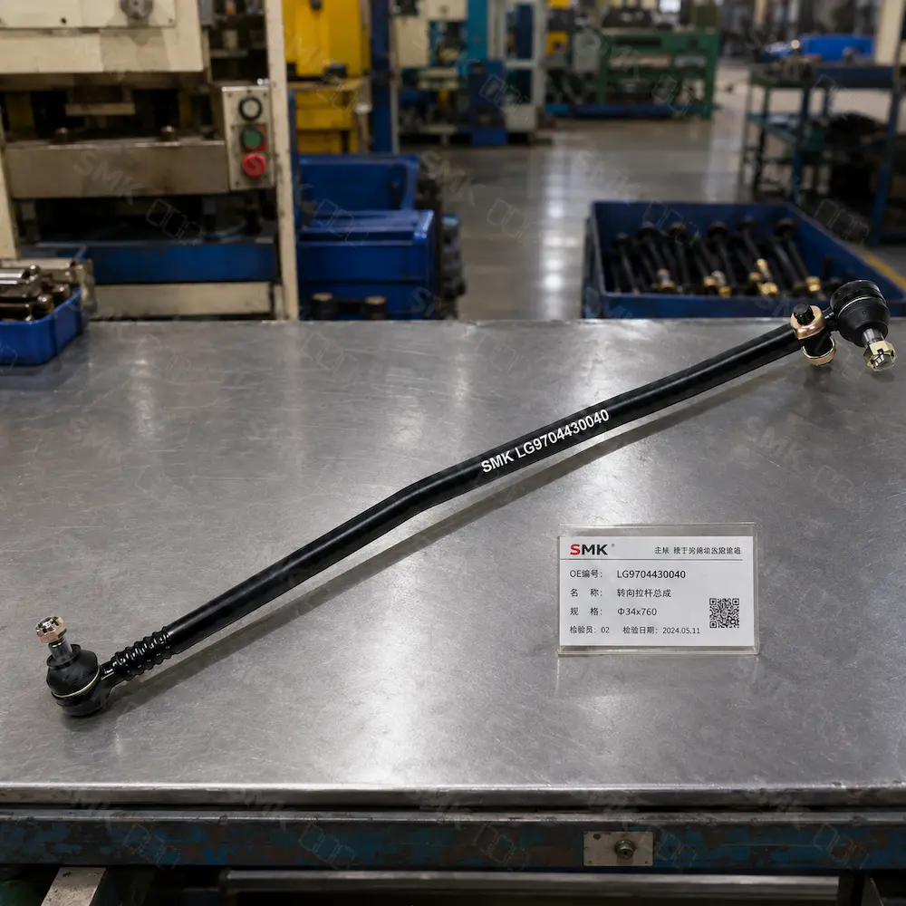 SMK heavy-duty truck drag link assembly factory product display
