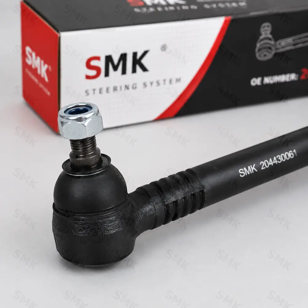 SMK heavy-duty truck drag link assembly with branded packaging